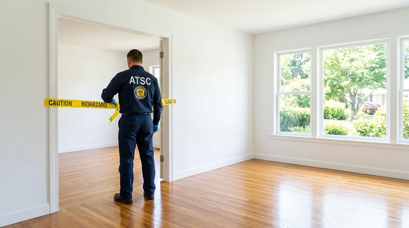 Certified biohazard cleanup crew performing Decomposition Cleanup in Sauk Rapids