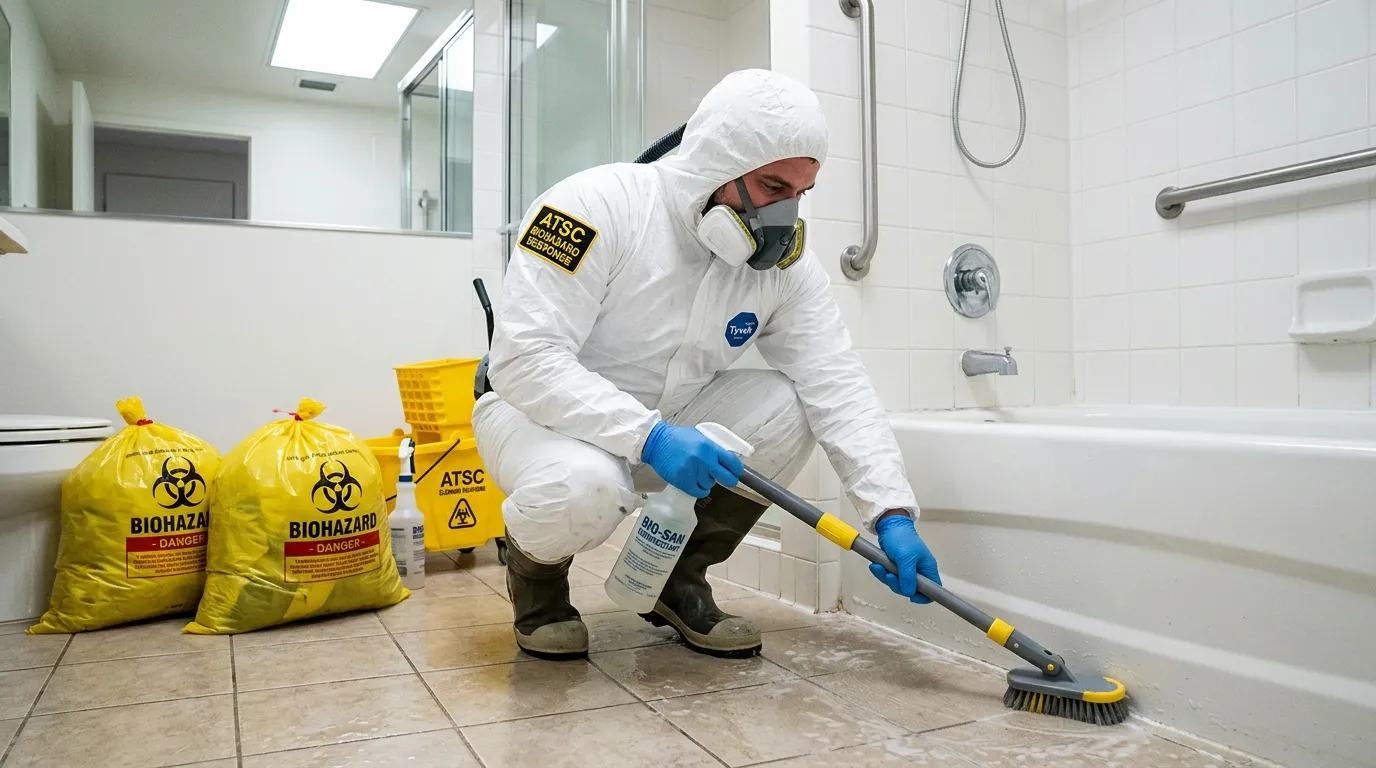 Decontamination equipment deployed for Blood Cleanup in Sauk Rapids